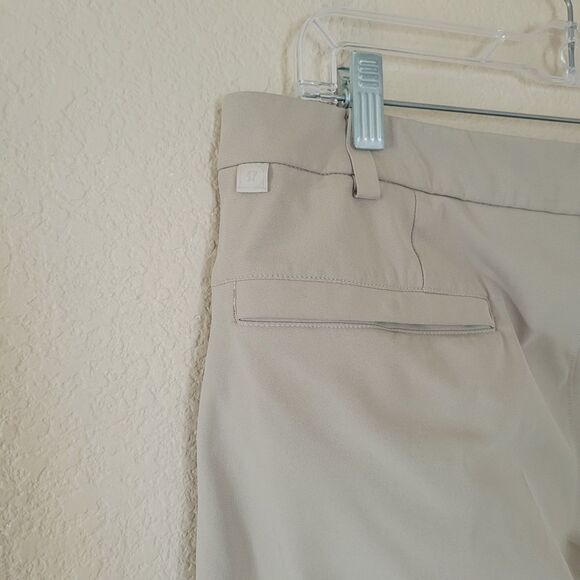 Lululemon Commission Pants Mens Size 32 Beige Tan Golf Stretch Chino Warpstreme - Picture 7 of 8